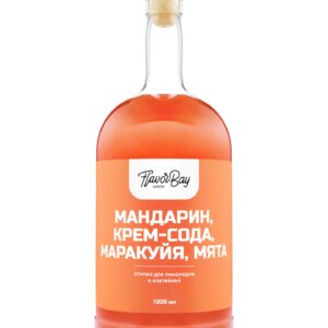 Основа для лимонада Мандарин Крем-сода Маракуйя Мята, 1 литр