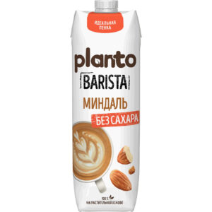 Напиток Barista Миндаль без сахара, Planto, 1 л