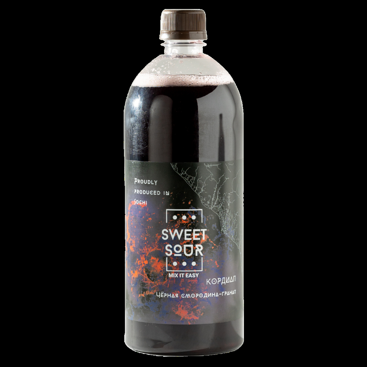 Кордиал Черная Смородина-Гранат, Sweet&Sour, 1 л — изображение 2